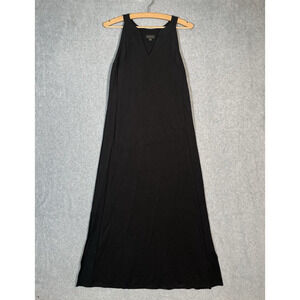 J Jill Wearever Collection Maxi Dress Womens XS Black Sleeveless Straight